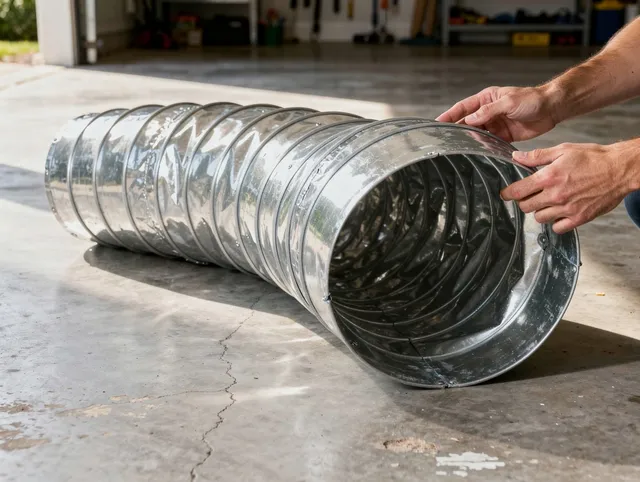 Abington Dryer Vent Cleaning specialist using advanced equipment for thorough duct cleaning in Abington